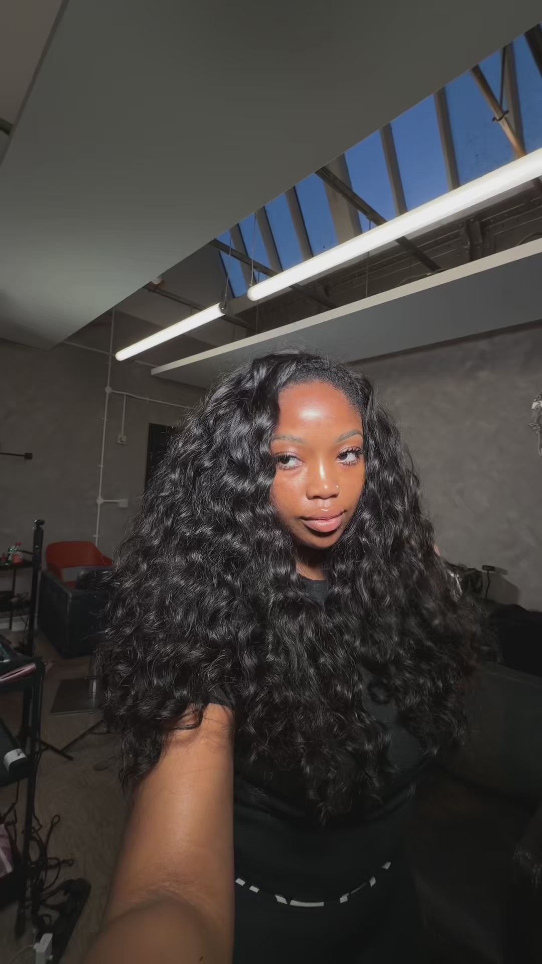 Curly Flip Over Wig
